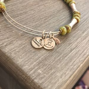 Alex and Ani Jewelry - ALEX AND ANI rustic green beaded bracelet Alex and Ani Jewelry - ALEX AND ANI rustic green beaded bracelet